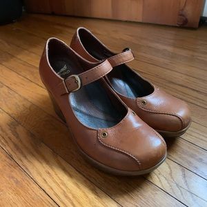 Dansko Brown Wedges